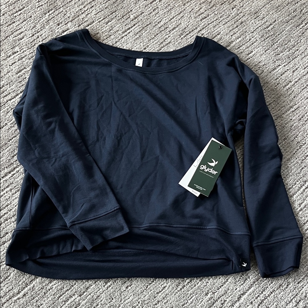 Glyder Navy Long Sleeve Tee